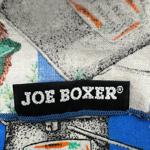 Vintage Floral Tablecloth Gardening Sunflower Blue White Stripes Joe Boxer 90s - Picture 4 of 6